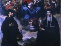 Benedetto Brunetti, Madonna col Bambino tra i Santi Francesco d'Assisi e Chiara, 1665 ca. Venafro, monastero di Santa chiara.JPG